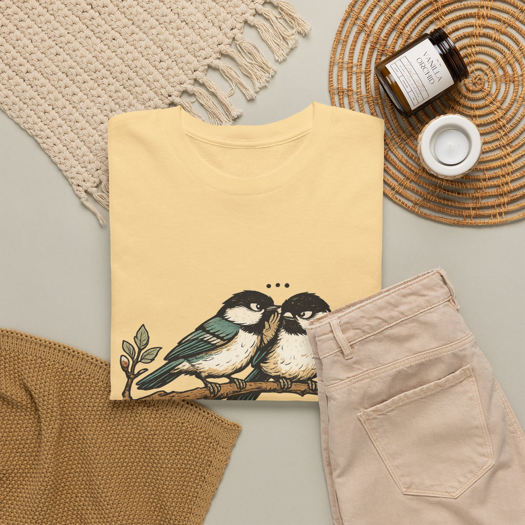 Birds on a Branch T-Shirt — Cute Pairing Songbird Graphic Tee