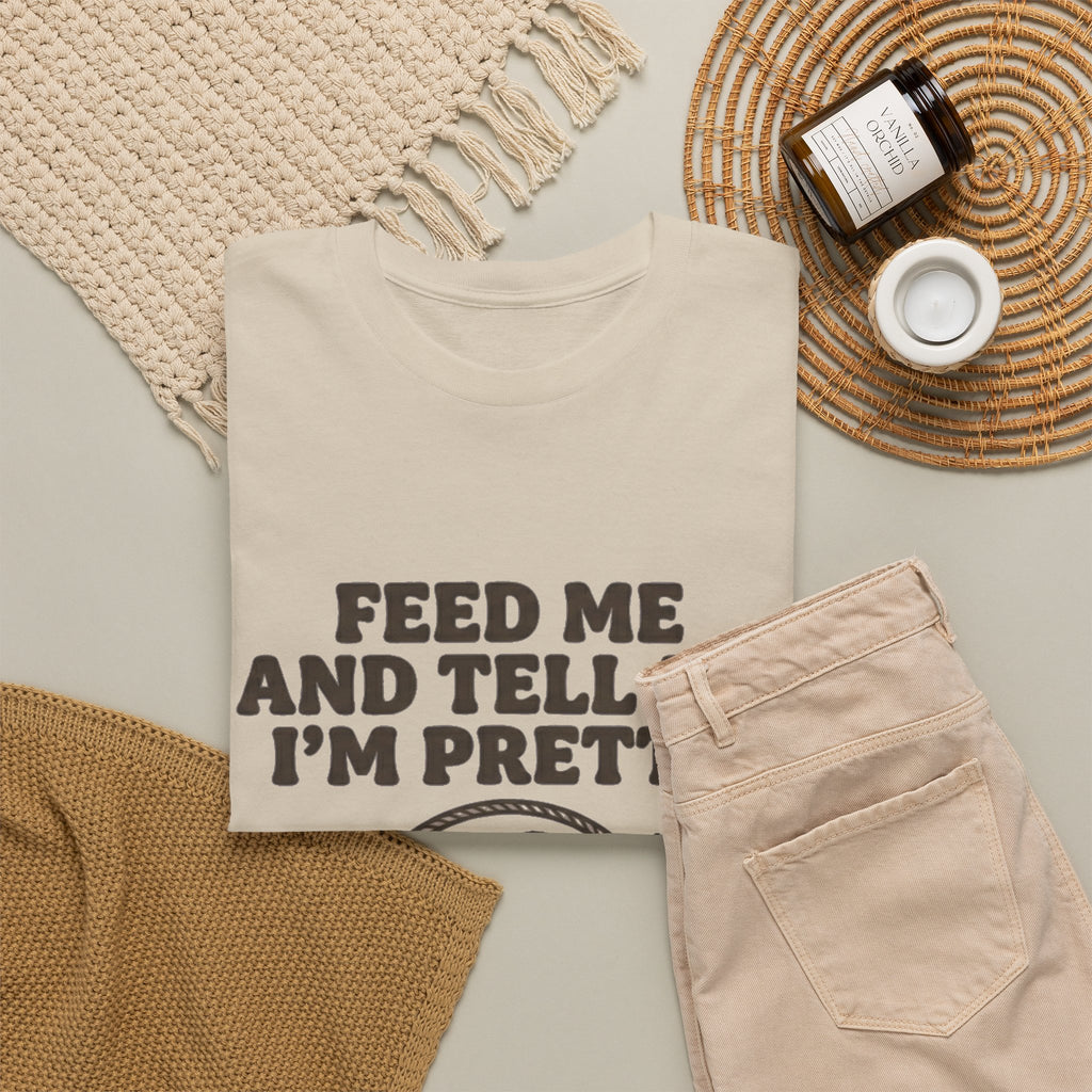 Feed Me and Tell Me I'm Pretty Bird T‑Shirt