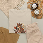 Night Shift Owl T-Shirt — Vintage Autumn Owl Graphic Tee