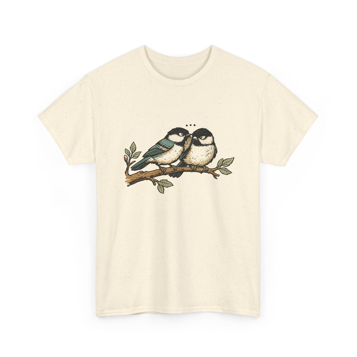 Birds on a Branch T-Shirt — Cute Pairing Songbird Graphic Tee