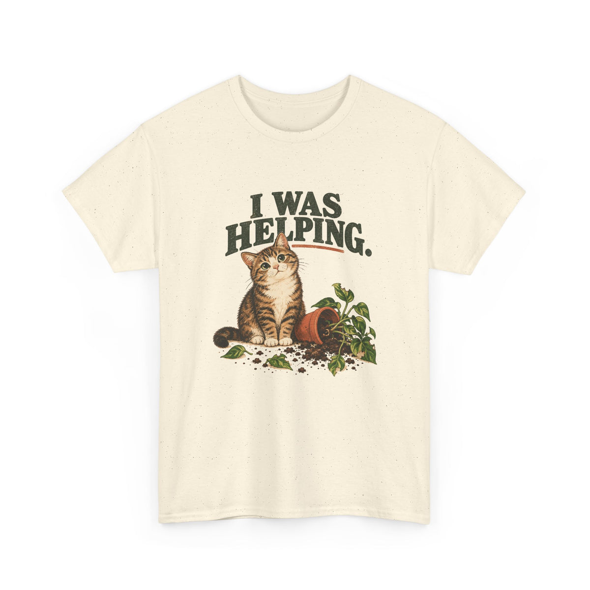 Cat “I Was Helping” T‑Shirt