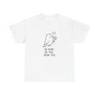 Bird Graphic Tee — “Be Kind. Be You. Beak You.” Cute Minimalist Bird T‑Shirt