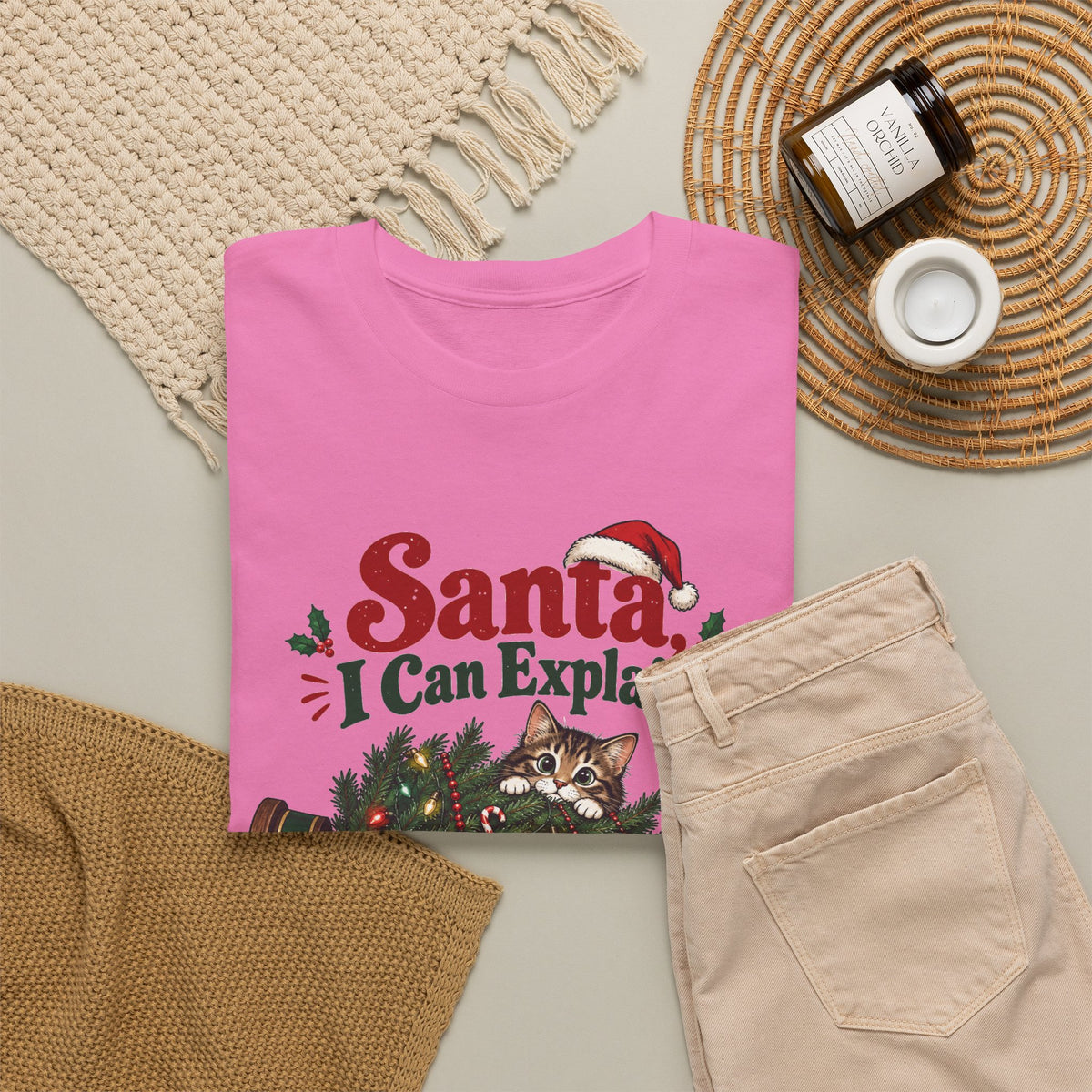 Santa I Can Explain T-Shirt — Funny Christmas Holiday Tee