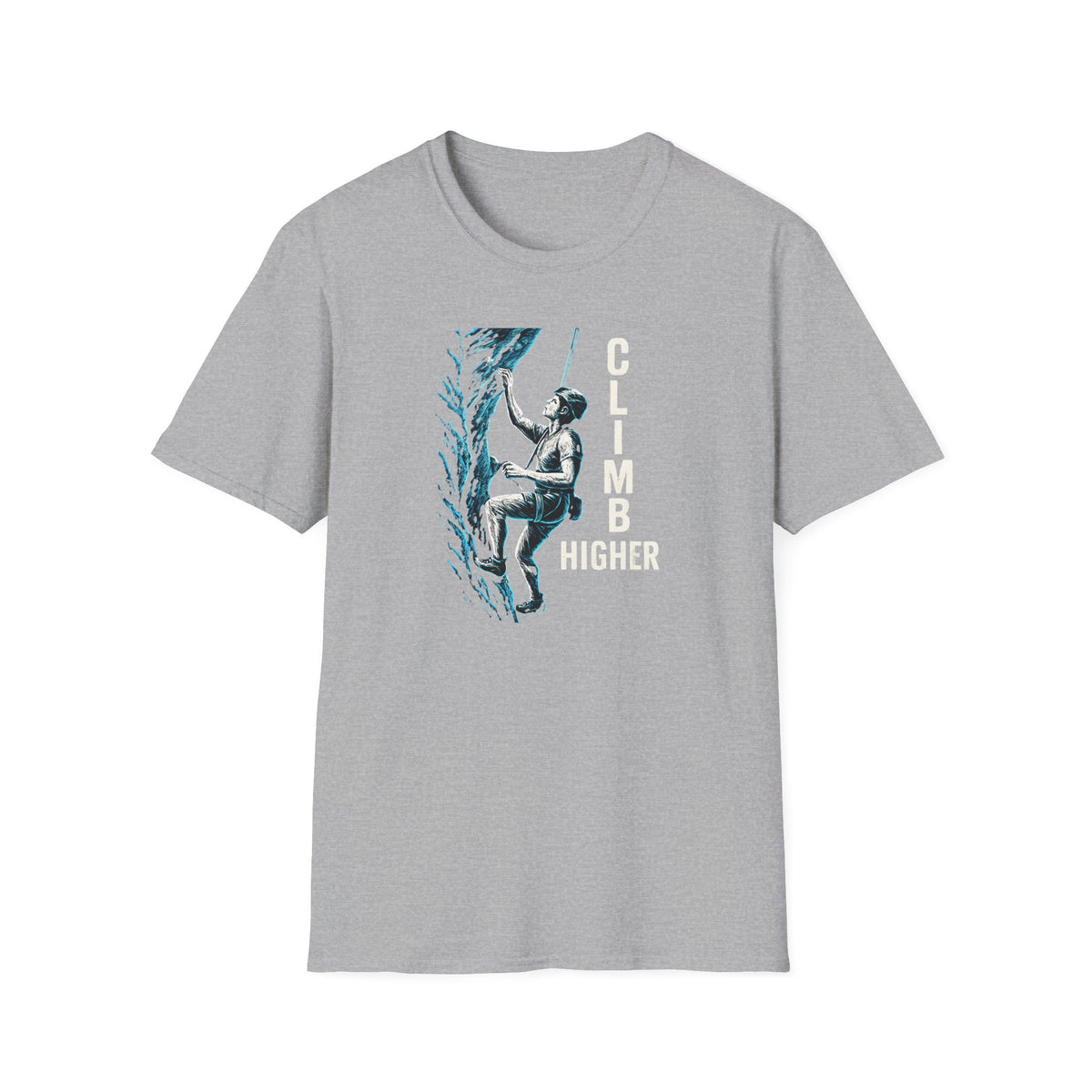 Climber Scaling Cliff T-Shirt