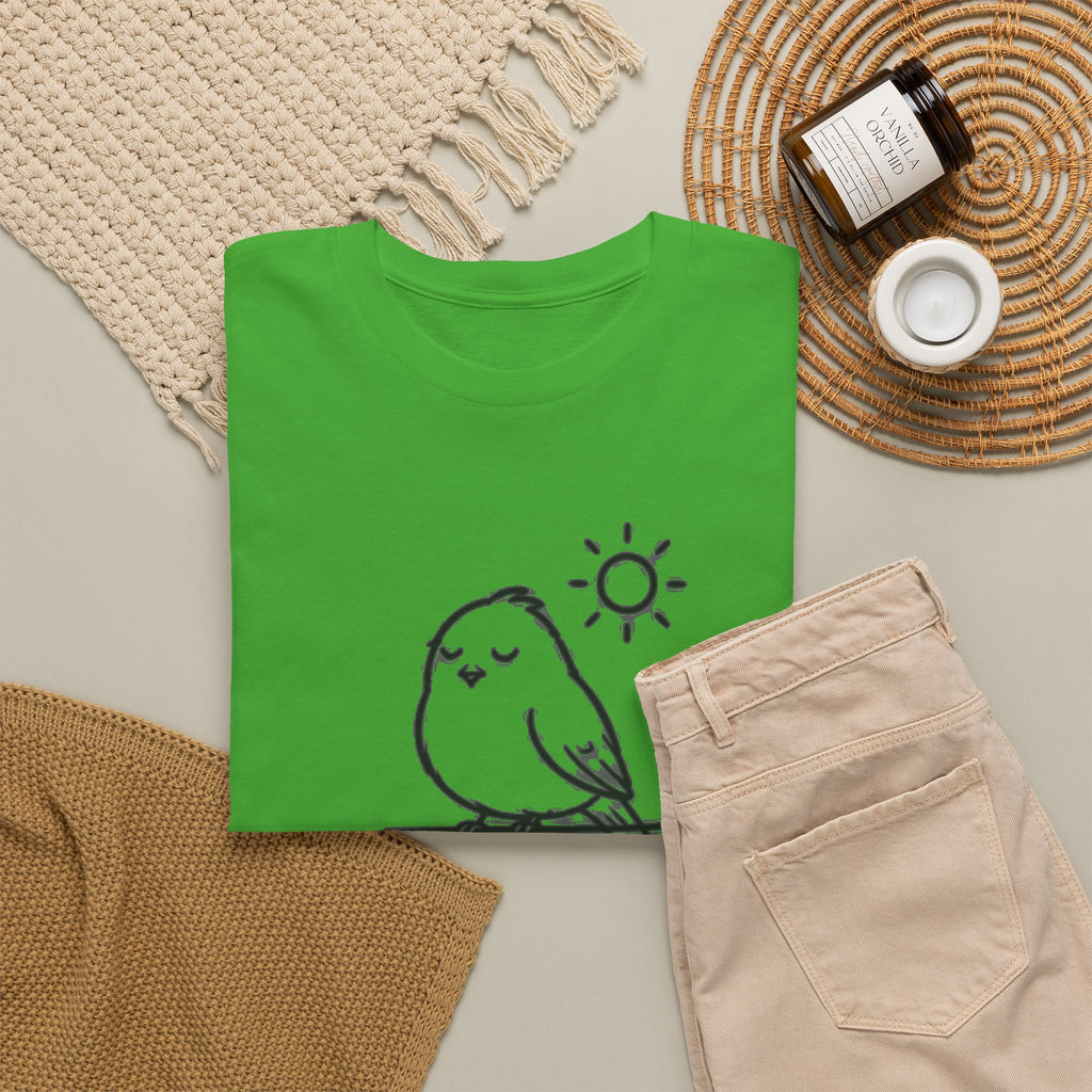 Choose Joy T-Shirt — Cute Bird 'Peck Negativity' Graphic Tee