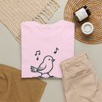 Bird Graphic Tee — "Good Days Are For Chirping" Cute Positive T-Shirt