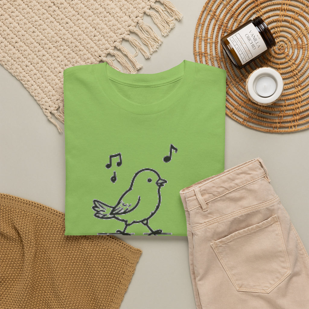 Bird Graphic Tee — "Good Days Are For Chirping" Cute Positive T-Shirt