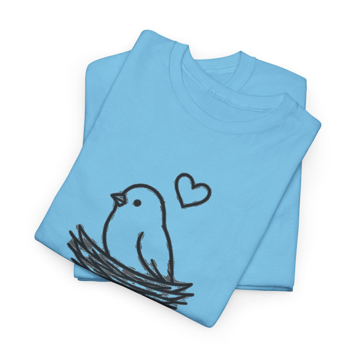 Home Is Where You Roost T-Shirt — Cute Bird Nest Tee