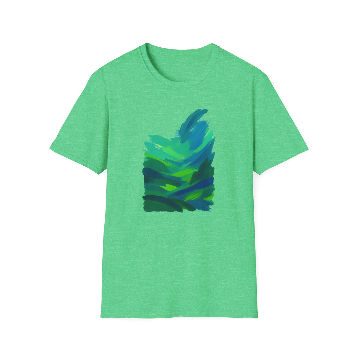 Abstract Green Landscape T-Shirt