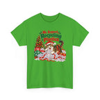 Recycling Plastics Cat Christmas T-Shirt