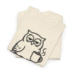 Early Bird, Worse Mood Owl T-Shirt – Funny Coffee Lover Tee