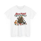 Silent Night? Not in This House Christmas Cat T-Shirt