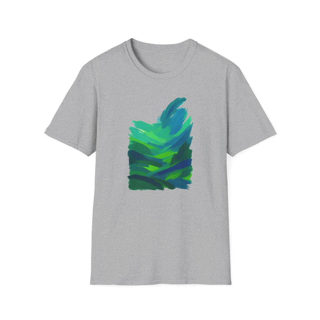 Abstract Green Landscape T-Shirt