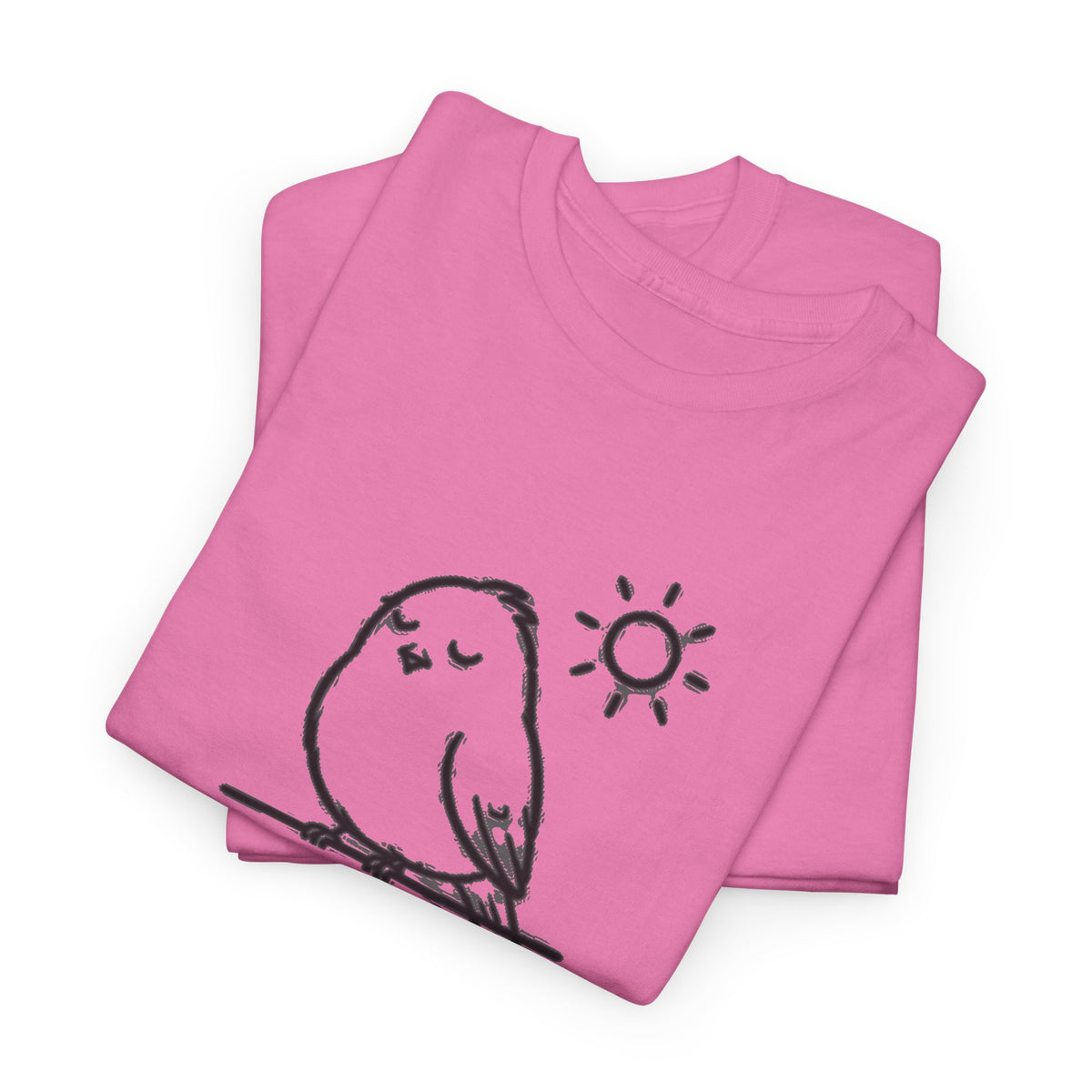 Choose Joy T-Shirt — Cute Bird 'Peck Negativity' Graphic Tee