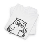 Early Bird, Worse Mood Owl T-Shirt – Funny Coffee Lover Tee