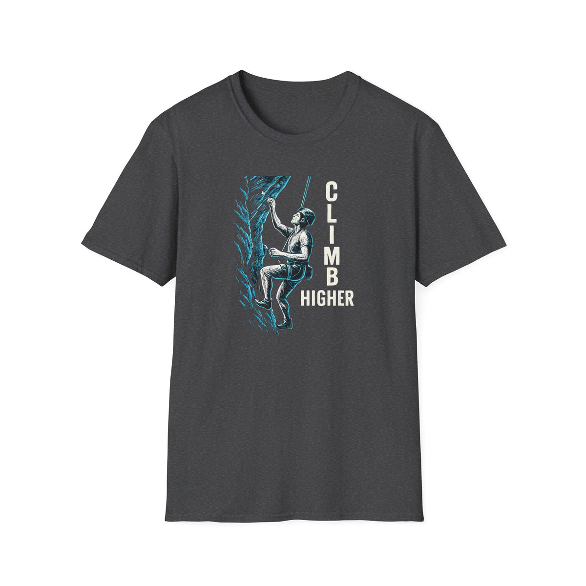 Climber Scaling Cliff T-Shirt