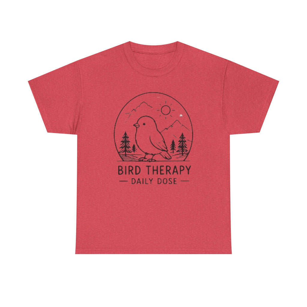 Bird Therapy T-Shirt — "Daily Dose" Nature Birdwatching Tee