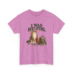 Cat “I Was Helping” T‑Shirt