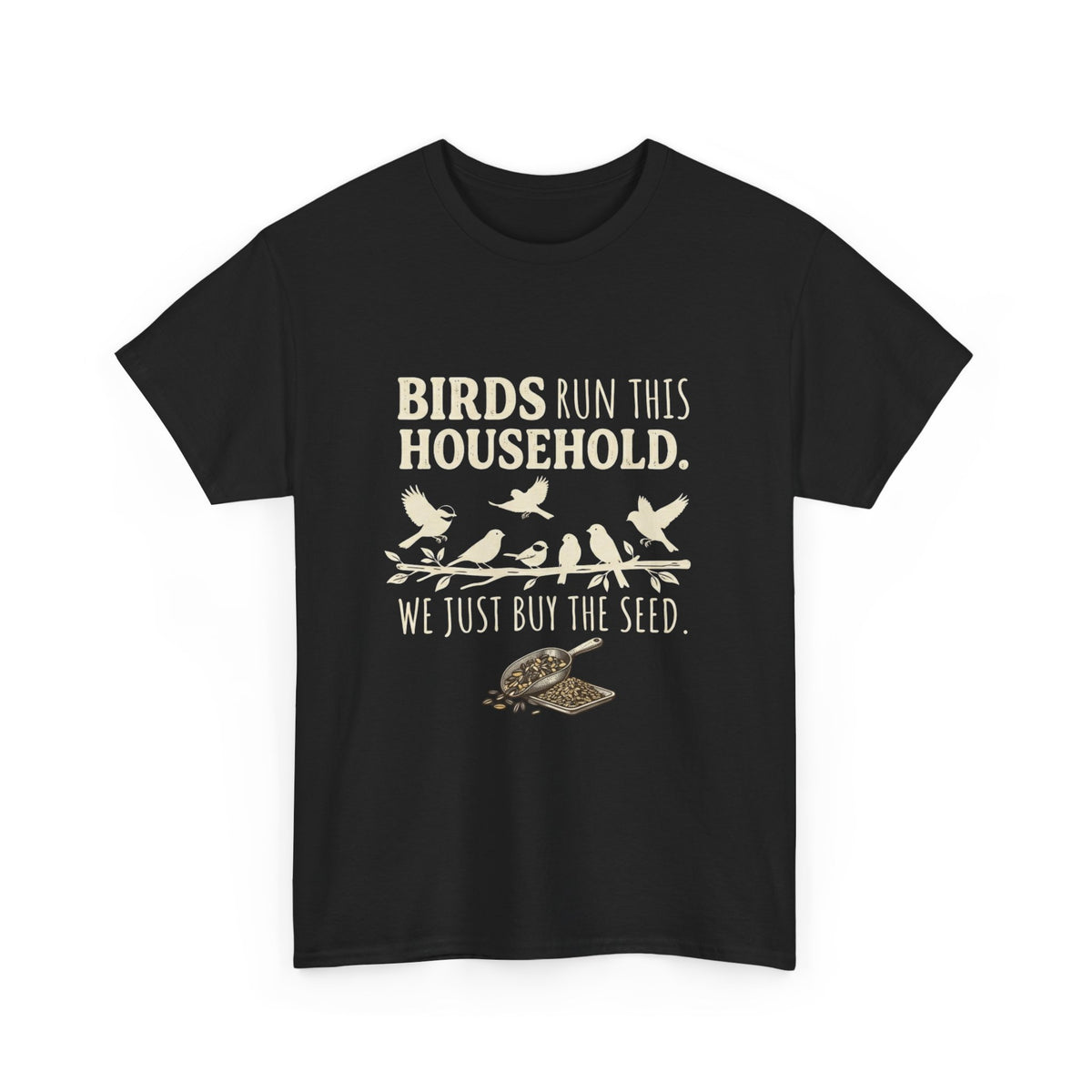 Birds of the Household T‑Shirt — Vintage Songbird Graphic Tee