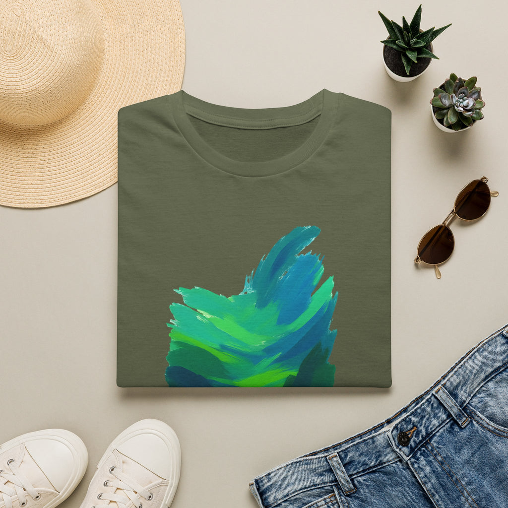 Abstract Green Landscape T-Shirt