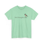 Bird Thoughts Only T-Shirt — Cute Chickadee Graphic Tee