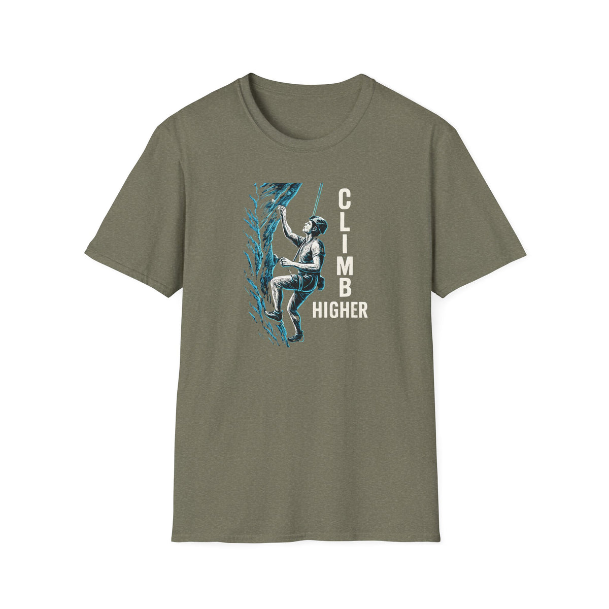 Climber Scaling Cliff T-Shirt