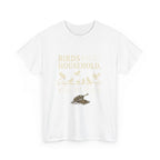 Birds of the Household T‑Shirt — Vintage Songbird Graphic Tee