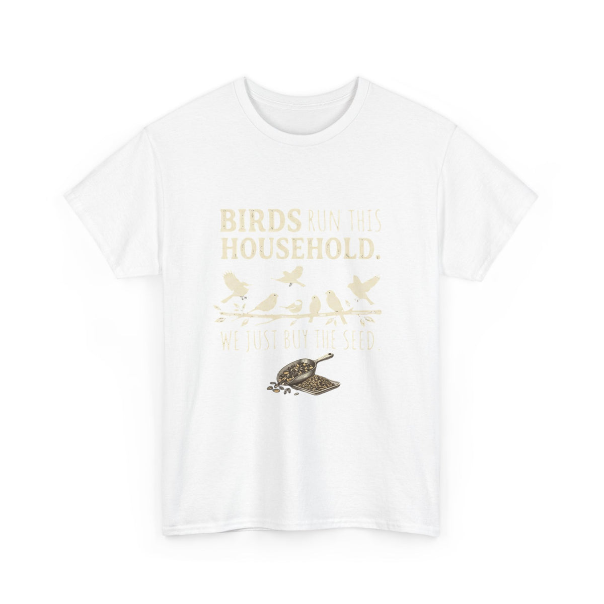 Birds of the Household T‑Shirt — Vintage Songbird Graphic Tee
