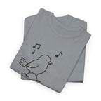 Bird Graphic Tee — "Good Days Are For Chirping" Cute Positive T-Shirt