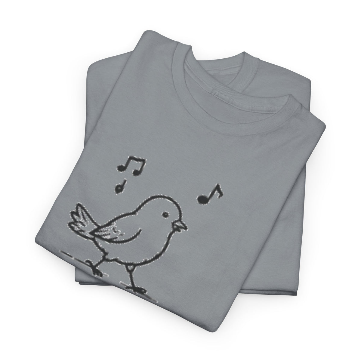 Bird Graphic Tee — "Good Days Are For Chirping" Cute Positive T-Shirt
