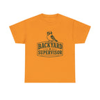 Backyard Supervisor T-Shirt — Birdwatching Garden Graphic Tee