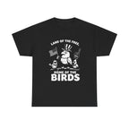 Land of the Free, Home of the Birds T-Shirt — Patriotic Eagle & Chick Tee