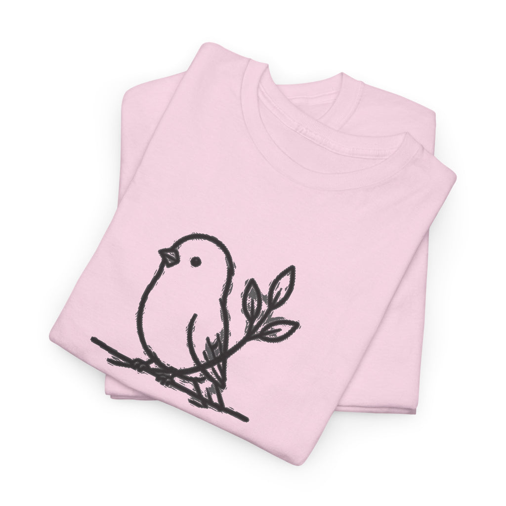 Inspirational Bird T-Shirt — "Grow Through What You Go Through" Motivational Tee