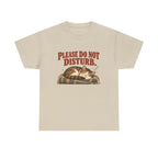 Please Do Not Disturb Cat T-Shirt — Cute Sleeping Cat Tee for Cat Lovers