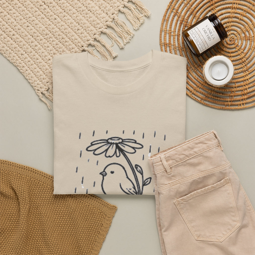 Grow Through What You Go Through T-Shirt — Inspirational Bird Tee