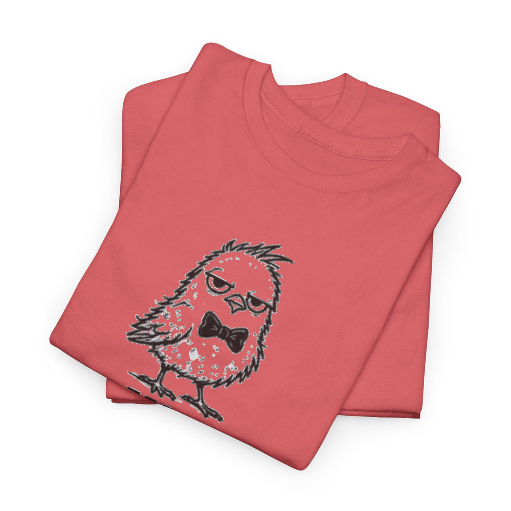 T-Shirt — "Feral But Polite" Funny Bird Graphic Tee