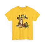 Cat “I Was Helping” T‑Shirt