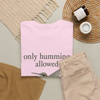 Hummingbird Tee — "only humming allowed" Vintage Bird Graphic Shirt