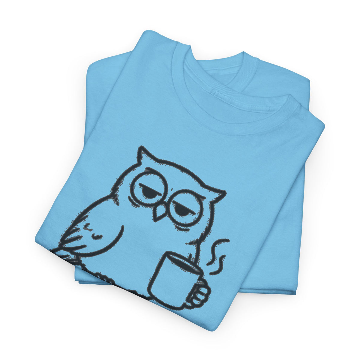 Early Bird, Worse Mood Owl T-Shirt – Funny Coffee Lover Tee