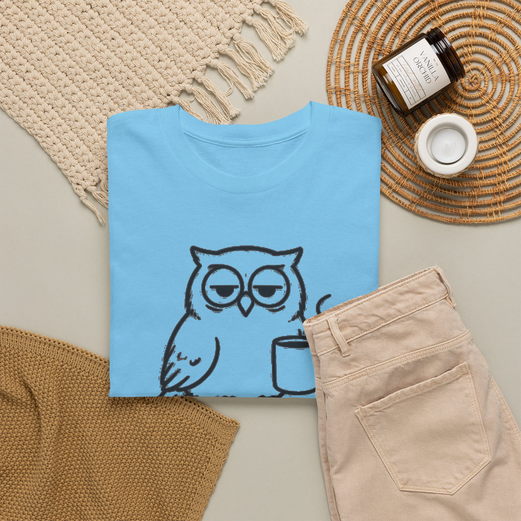 Early Bird, Worse Mood Owl T-Shirt – Funny Coffee Lover Tee