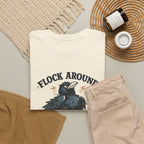 Flock Around and Find Out Tee — Funny Raven Graphic T-Shirt