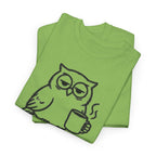 Early Bird, Worse Mood Owl T-Shirt – Funny Coffee Lover Tee