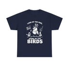 Land of the Free, Home of the Birds T-Shirt — Patriotic Eagle & Chick Tee