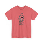 T-Shirt — "Feral But Polite" Funny Bird Graphic Tee
