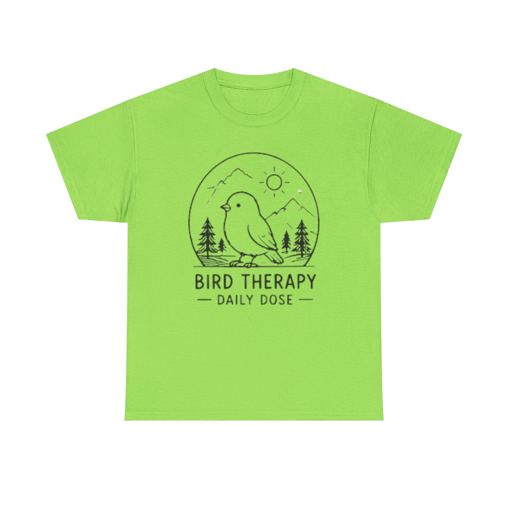 Bird Therapy T-Shirt — "Daily Dose" Nature Birdwatching Tee