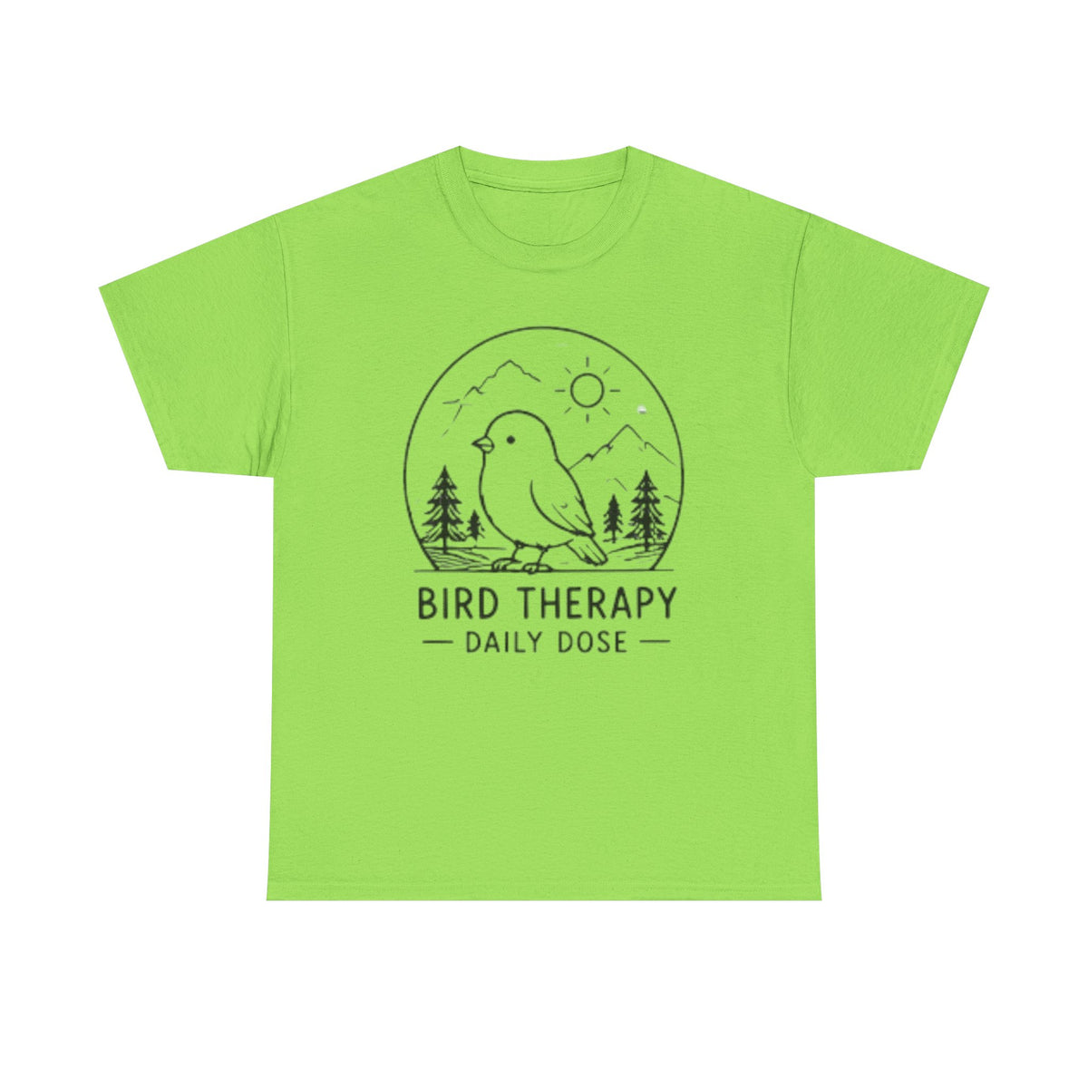 Bird Therapy T-Shirt — "Daily Dose" Nature Birdwatching Tee