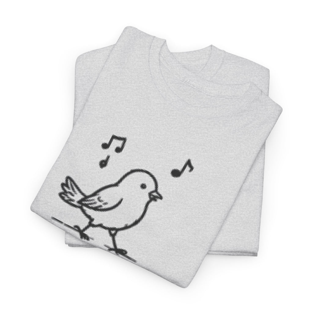 Bird Graphic Tee — "Good Days Are For Chirping" Cute Positive T-Shirt