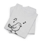 Bird Graphic Tee — "Good Days Are For Chirping" Cute Positive T-Shirt