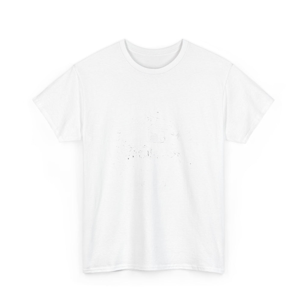 White Graphic T‑Shirt — Minimalist Subtle Design Tee