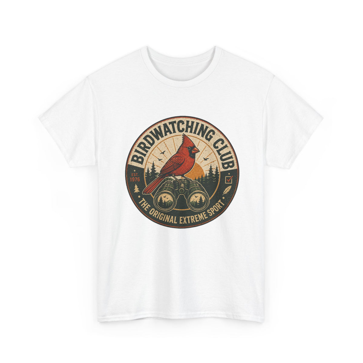 Birdwatching Club T-Shirt — Cardinal Graphic Tee